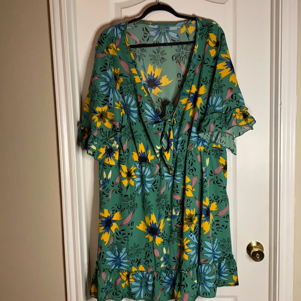 Floral print dress